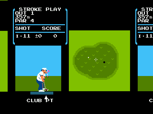 Golf atari screenshot